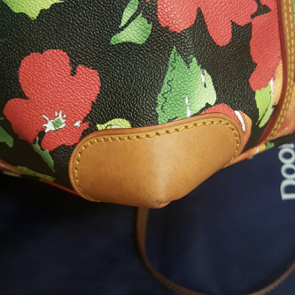 Dooney & Bourke Floral Satchel - Picture 6 of 7